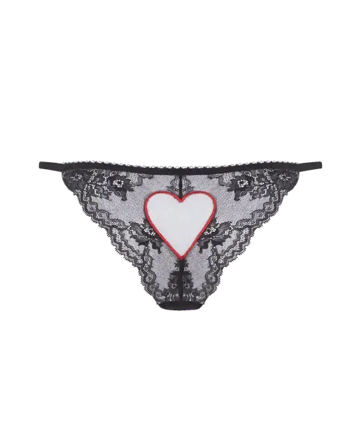 ETTIE LACE OUVERT Black | Agent Provocateur