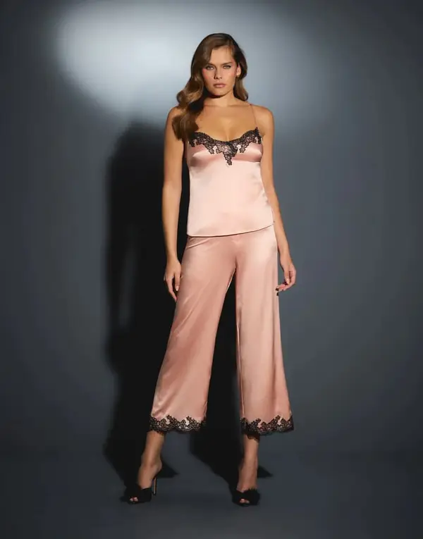 Amelea Pyjama Trousers Pink | Agent Provocateur
