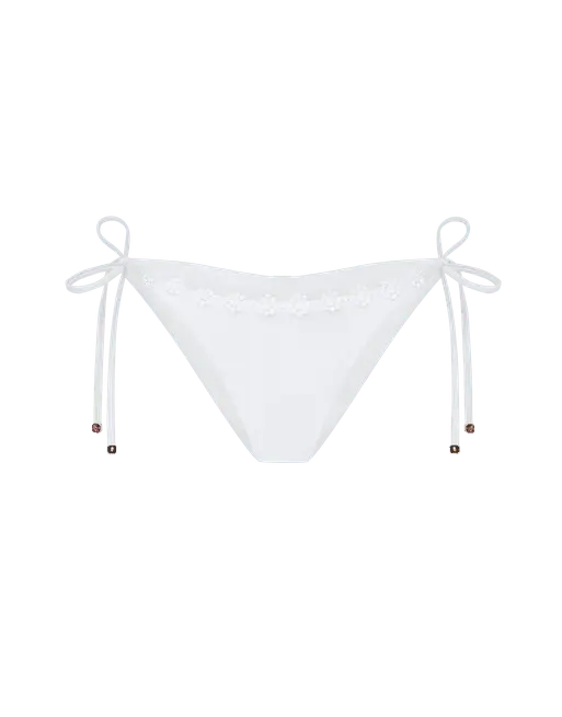 Maiya Bikini Bottoms White | Agent Provocateur