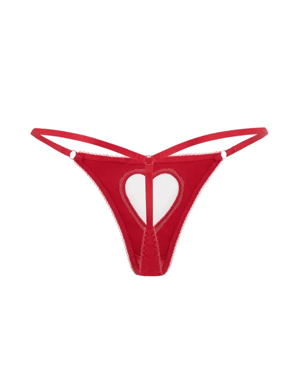 ETTIE SILK THONG Red | Agent Provocateur