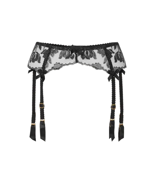 Sparkle Suspender Black | Agent Provocateur