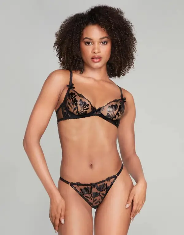Sparkle Full Brief Black | Agent Provocateur