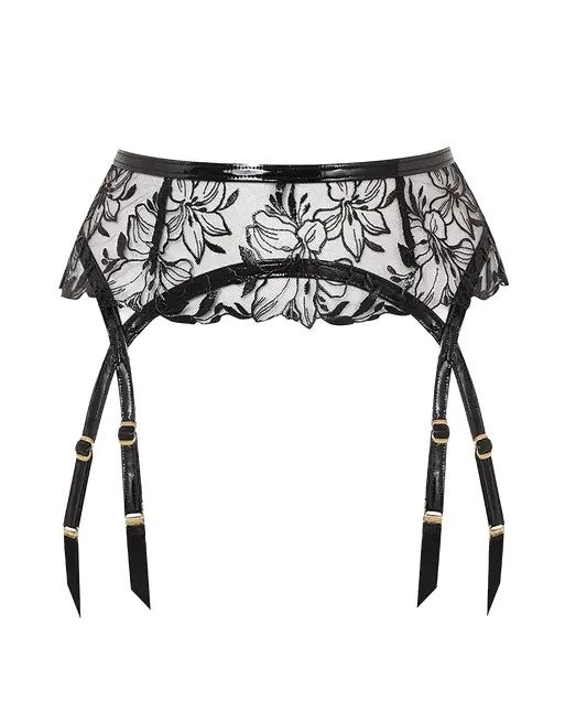 Ozella Suspender Black | Agent Provocateur