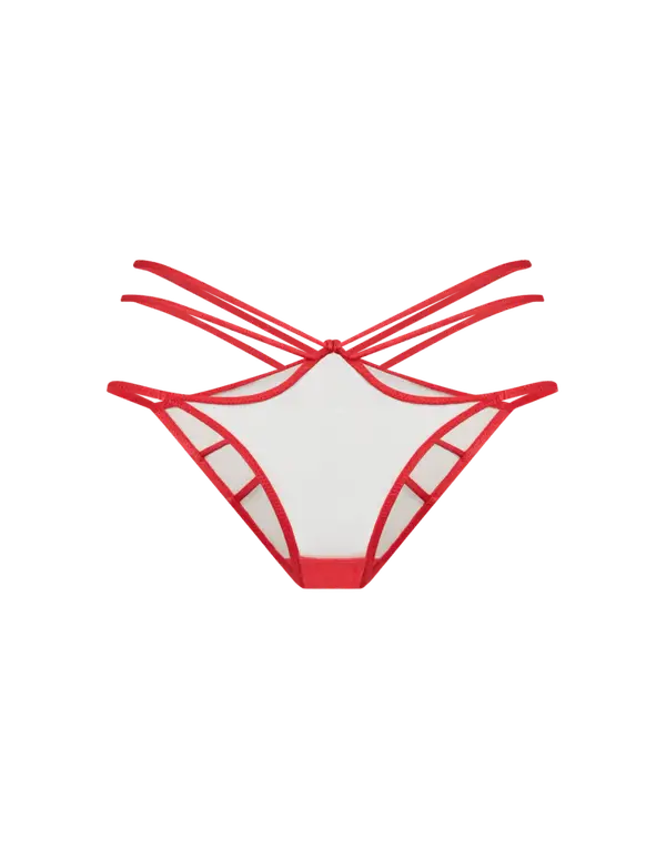 Ozara Full Brief Sand/Red | Agent Provocateur