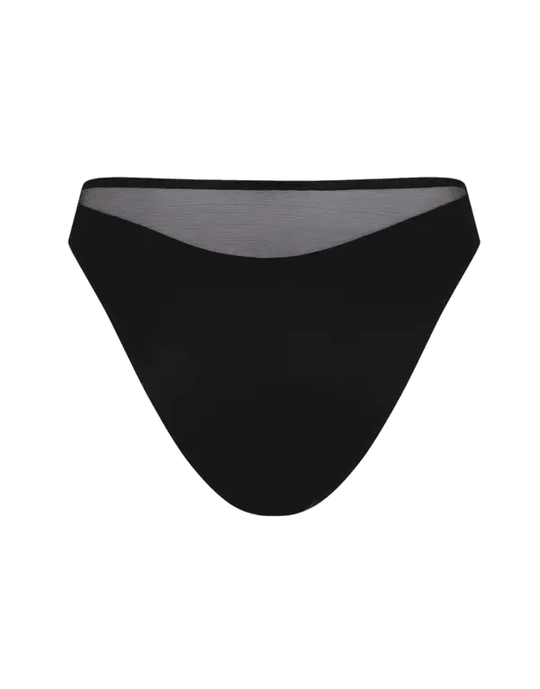 Lucky High Leg Brief Black | Agent Provocateur