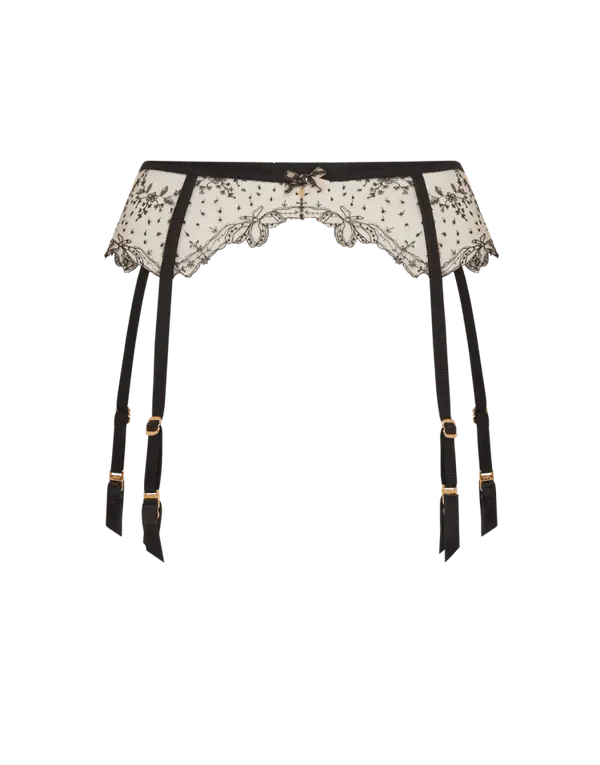 Graice Suspender Black/Sand | Agent Provocateur