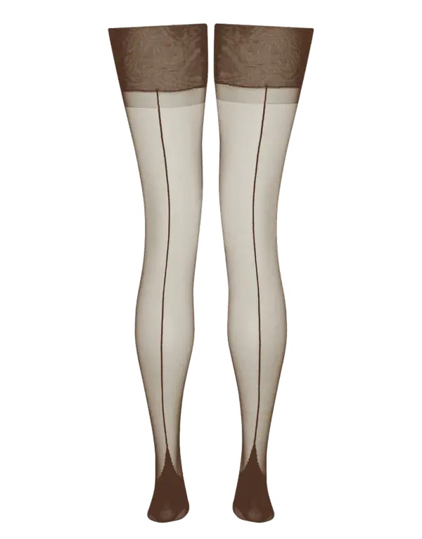 Opale 1 Stockings Chestnut | Agent Provocateur