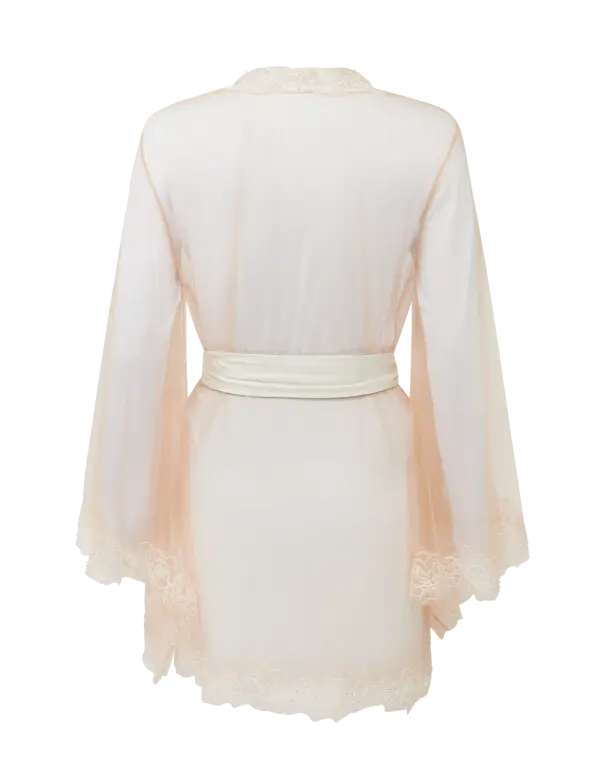 Lindie Short Gown Ivory | Agent Provocateur