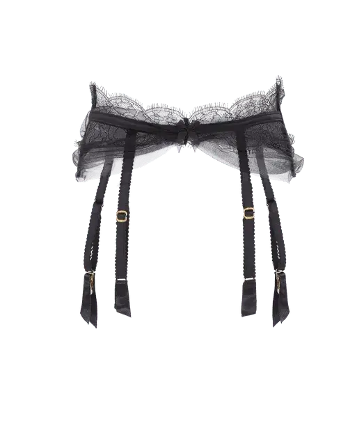 Halley Suspender Black | Agent Provocateur