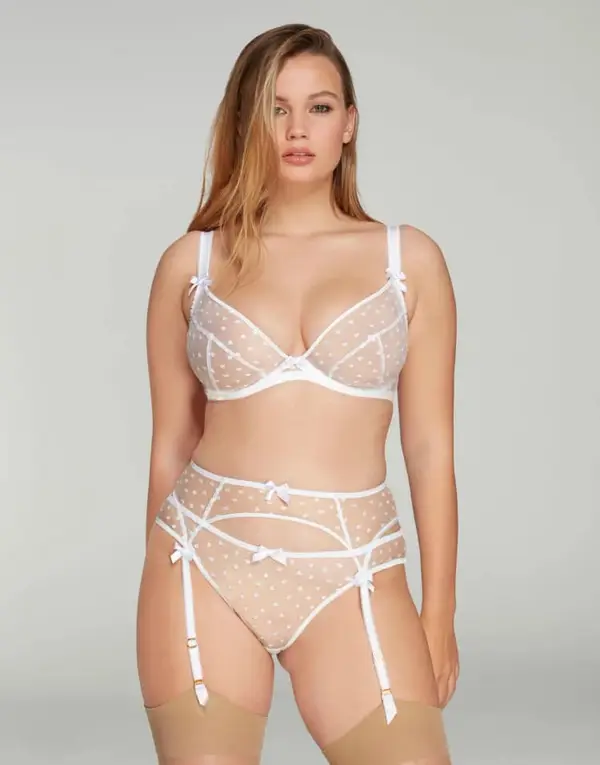 Brie Suspender White | Agent Provocateur