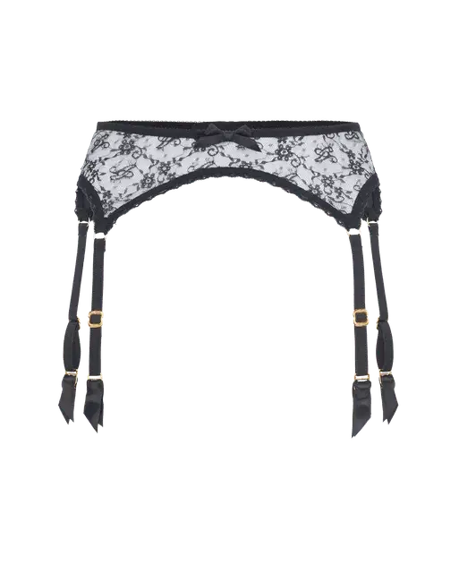 Malorey Suspender Black | Agent Provocateur