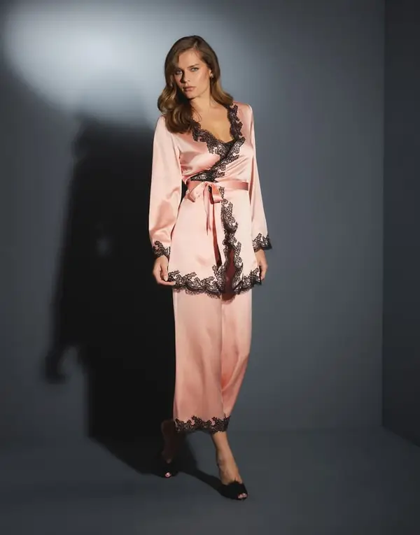 Amelea Pyjama Top Pink | Agent Provocateur