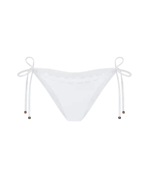 Maiya Bikini Bottoms White | Agent Provocateur