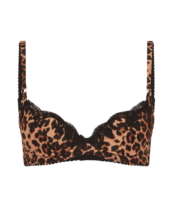 Molly Plunge Underwired Bra Leopard | Agent Provocateur