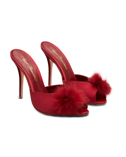 Allegrah Mules Dark Red | Agent Provocateur