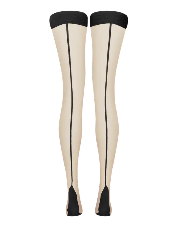 Tanzie Hold Ups Champagne | Agent Provocateur