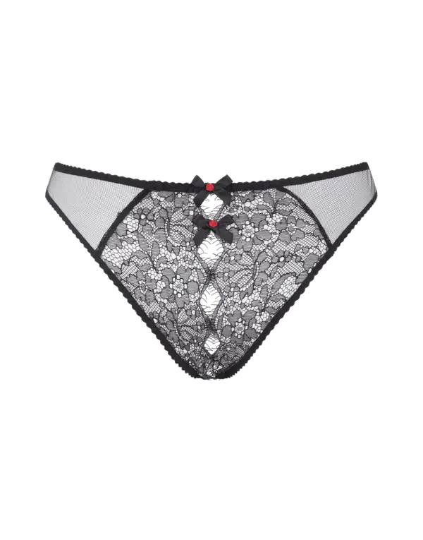 Lorna Lace Ouvert Black | Agent Provocateur
