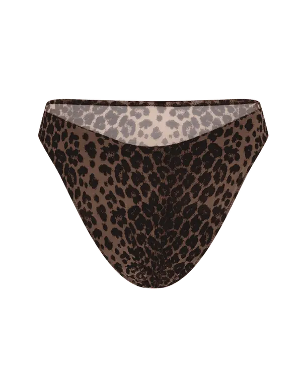 Lucky High Leg Brief Leopard | Agent Provocateur