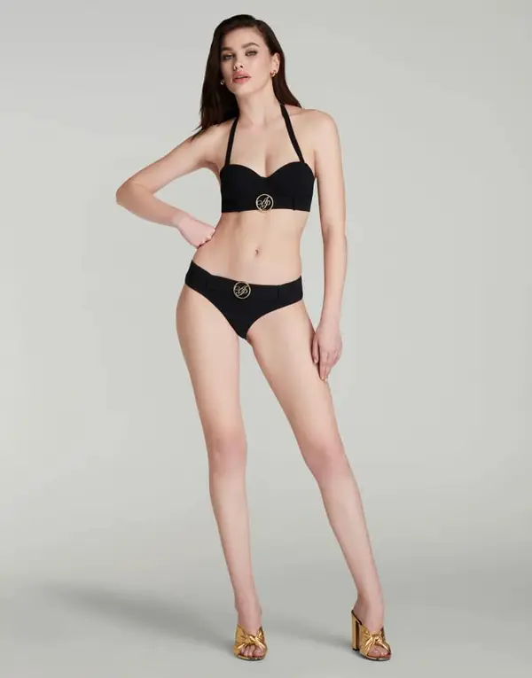 Laurella Strapless Bikini Top Black Black | Agent Provocateur