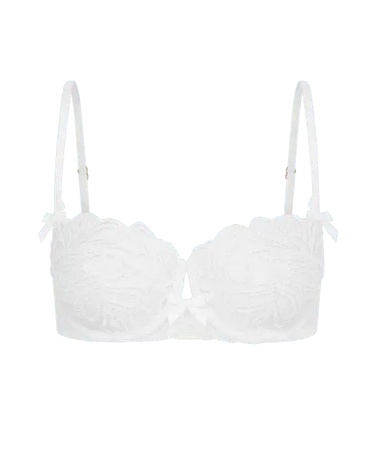 Nelle Balconette Underwired Bra White | Agent Provocateur
