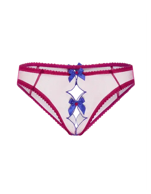 Lorna Ouvert Dark Pink/Cobalt | Agent Provocateur