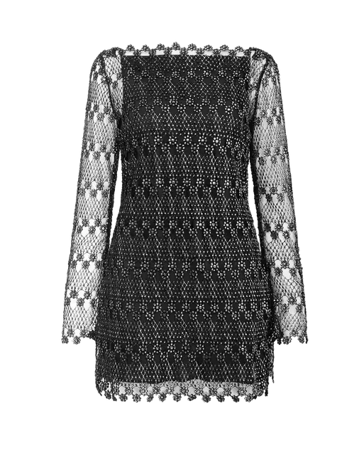 Maiya Cover Up Black/Silver | Agent Provocateur