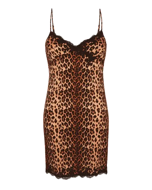 Molly Short Slip Leopard | Agent Provocateur